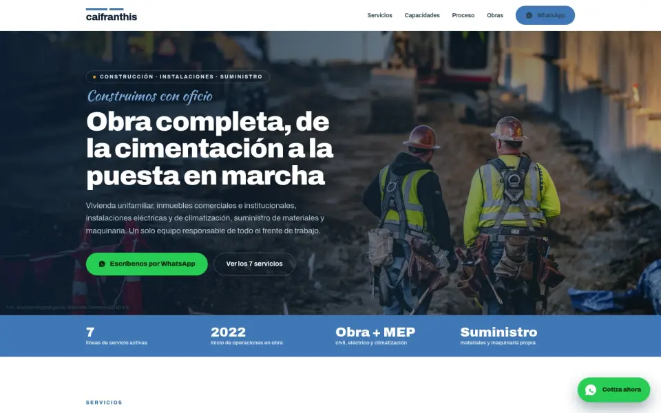 Captura de pantalla de caifranthis
