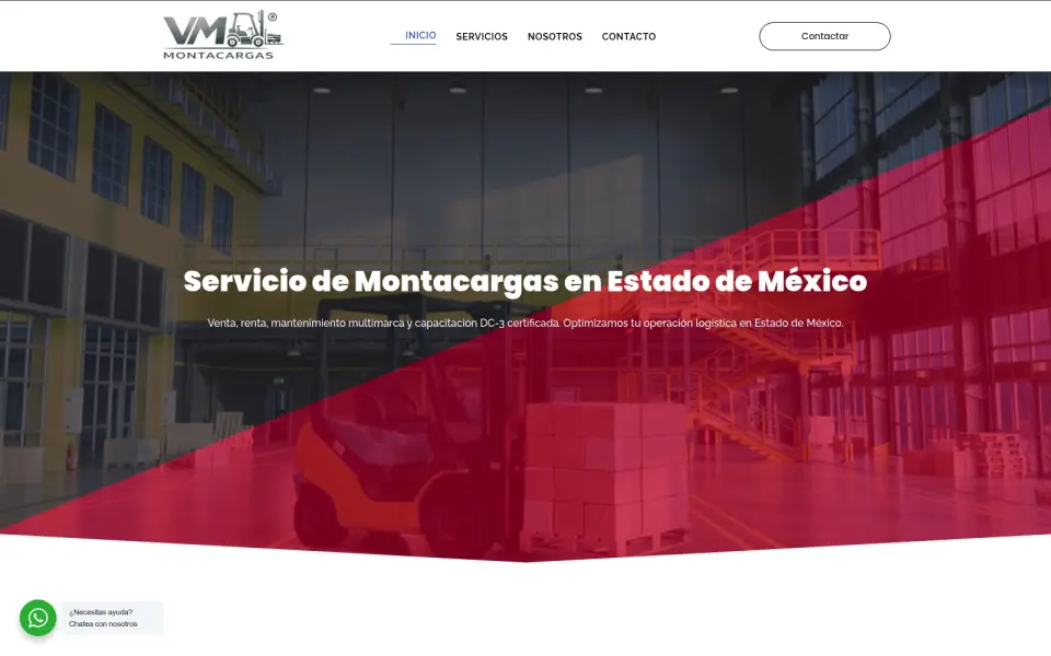 Captura de pantalla de VM Montacargas